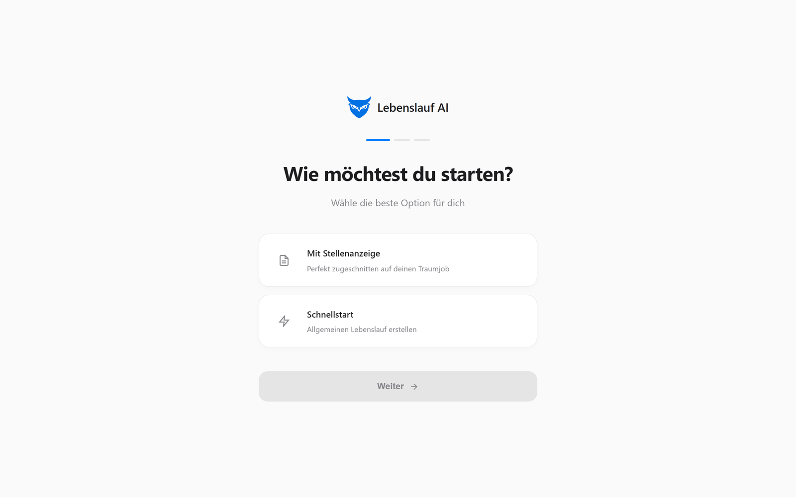 Lebenslauf AI Screenshot 2