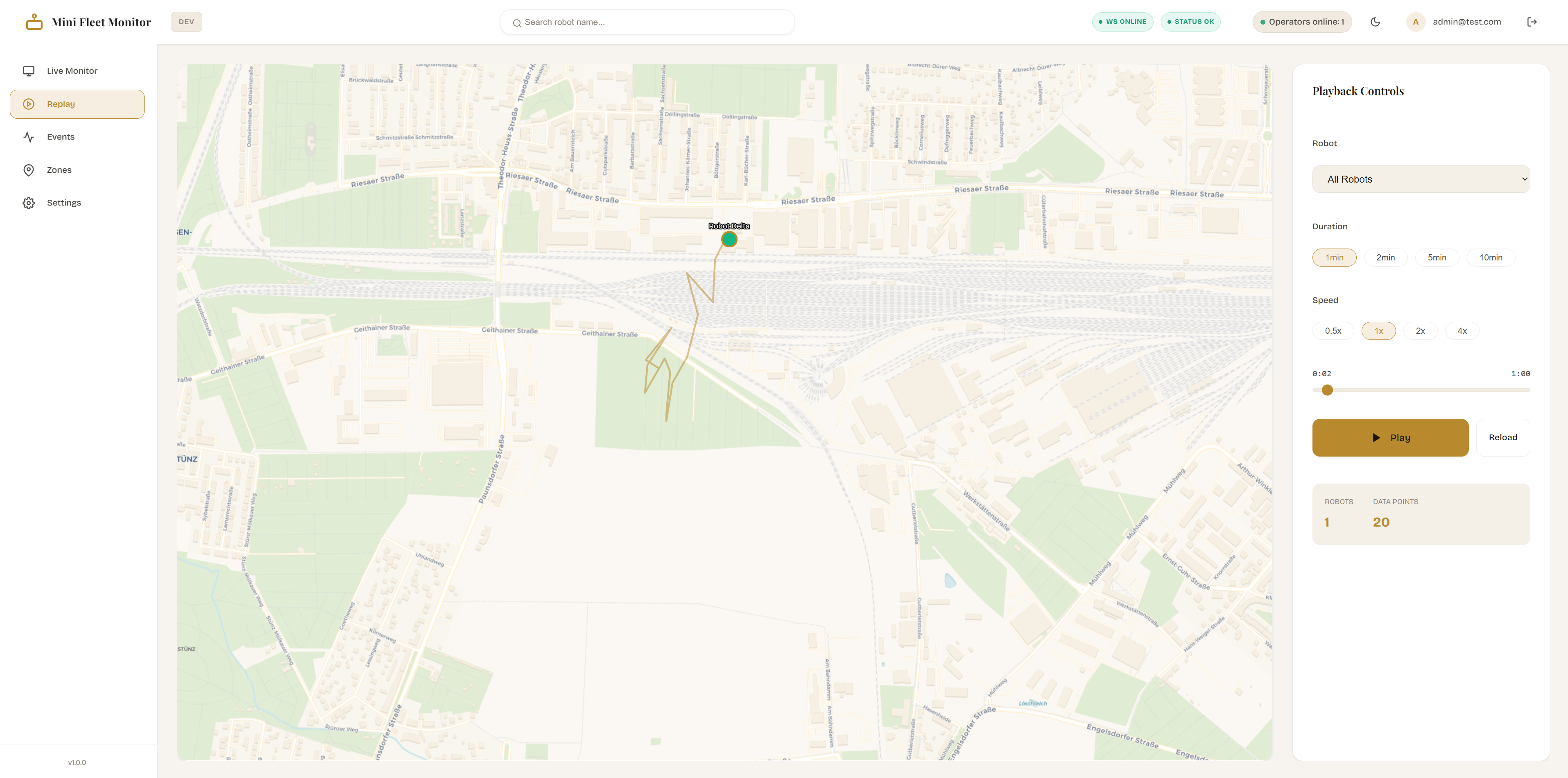 Mini Fleet Monitor Screenshot 3